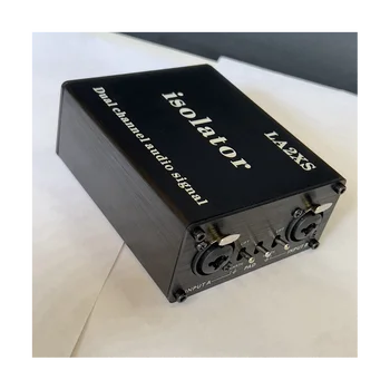 1 бр. аудиоизолятор Филтър за намаляване на шума Премахва текущата шум Двоен 6,5 XLR миксер Аудиоизолятор LA2XS Изображение