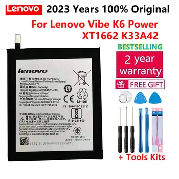100% Оригинална батерия с капацитет 4000 mah BL272 За Lenovo Vibe K6 Power За Lenovo XT1662 K33A42 Резервни Батерии Изображение