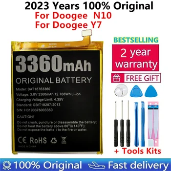 100% Оригинални Висококачествени Нов Взаимозаменяеми Батерия с капацитет от 3360 ма За Doogee У 7 N10 Cell Phone Battery Bateria