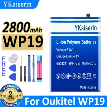 2800 ма YKaiserin Батерия WP 19 За Батерии на Мобилни Телефони Oukitel WP19 Изображение