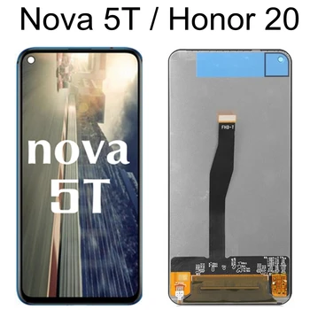 6,62 LCD дисплей За Huawei Nova 5T Nova5T LCD дисплей С touch Screen Digitizer Sensor възли За Честта 20 Honor20 LCD Изображение