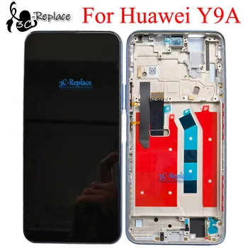 6,63 инча За Huawei Y9a FRL-22 FRL-23 FRL-L22 Пълен LCD Сензорен дисплей, Дигитайзер, В Събирането, Подмяна С Рамка Изображение
