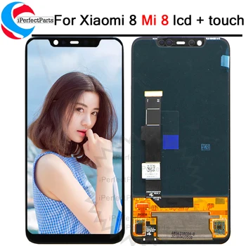 Amoled за Xiaomi Mi8 Explorer LCD дисплей, дигитайзер, Тъчпад Смяна на екрана за Xiaomi 8 LCD xiaomi MI 8 8 MI SE LCD Изображение