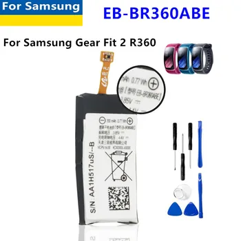 EB-BR360ABE За Samsung Smart watch Gear Fit2 EB-BR360ABE Взаимозаменяеми Батерия За Samsung Gear Fit 2 R360 200mAh + Инструменти Изображение