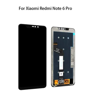 LCD сензорен дисплей и цифров преобразувател в събирането на Xiaomi Redmi Note 6 Pro Изображение