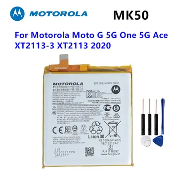 Motorola 100% Оригинален MK50 5000 mah Батерия За Motorola MK 50 ONE 5G ACE Moto G 5G XT2113-3 Batteria С Безплатни Инструменти Изображение