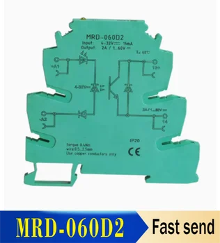 MRD-060D2 10 2A-тънки програмируеми led индикатори SSR релеен блок dc Вход dc: 5V 12V 24VDC модул за управление на твърди реле Изображение