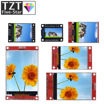 TFT дисплей 0.96/1.3/1.44/1.8/2.4/2.8/3.5 -Инчов TFT LCD пълноцветен модул ST7735 ILI9341 с интерфейс на водача SPI за Arduino Изображение