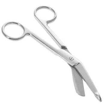WINOMO Ножици за лигиране от неръждаема стомана, 14 см Ножици за грижи за болни в домашни условия Изображение