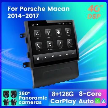 Авто радио, стерео уредба, мултимедиен плейър за Porsche Macan 2014-2016 PCM 3.1/4.0 Android 10 GPS навигация, всички в един монитор Изображение