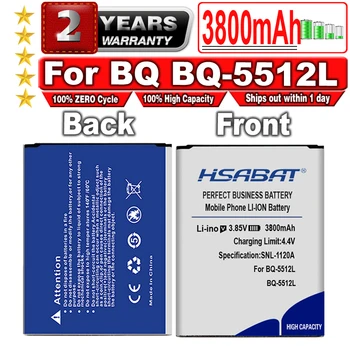 Батерия HSABAT 3800 ма за BQ BQ-5512L STRIKE FORWARD Изображение