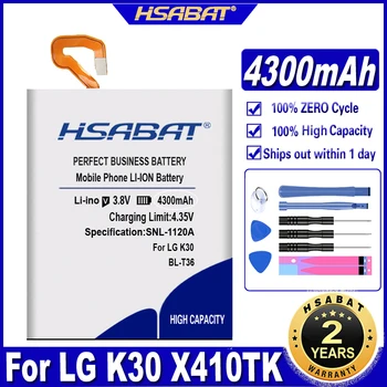 Батерия HSABAT BL-T36 4300 mah за LG Harmony 2 K11-2018, K30, K11 + 2018, L413DL X410 X410E X410L X410S X410X X410TK, K10 2018 Изображение