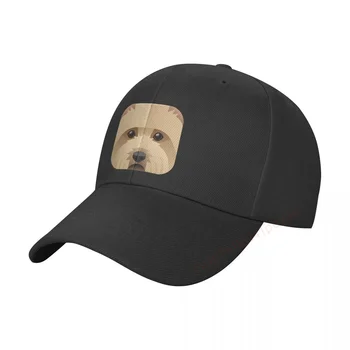 Бейзболна шапка с Керн-терьером за любителите на кучета, регулируем мъжки и дамски бейзболна шапка възстановяване на предишното положение, Дишаща ежедневни шапка на открито Изображение