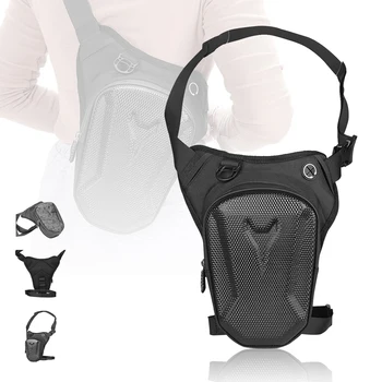 Водоустойчив поясная чанта за краката, мотоциклетни чанта от EVA с твърд корпус, чанти и калъфи за мобилни телефони Изображение