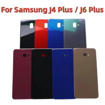 Делото За Samsung Galaxy J4 Plus J4 + J415 J415F J6 Plus J6 + J610 J610F Капак на Отделението за батерията Задната част на вратата на достъпа на Корпуса на резервни Части За Ремонт на Изображение
