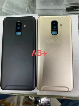 За Samsung Galaxy A6 Plus 2018 A6 + A605 Метална задния капак на отделението за батерията, аксесоари за врати панел, корпус, резервни части за корпуса на Изображение