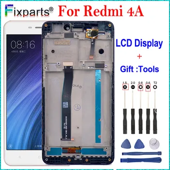 За Xiaomi Redmi 4A LCD Сензорен дисплей дигитайзер в събирането с рамка Резервни части за LCD дисплей 2016117 с инструменти Изображение