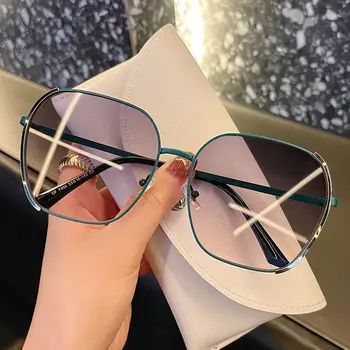 Извънгабаритни Поляризирани Слънчеви Очила За Жени на Мъжки Слънчеви Очила С Защита От Uv Тенденция Градиентных Нюанси UV400 Очила с Големи Рамки за Очила Изображение
