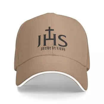Исус е Господ, бейзболна шапка на IHS, риболовна шапка, шапка за момчета, жена Изображение