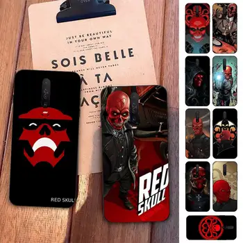 Калъф за телефон Marvel The Red Skull за Redmi 5 6 7 8 9 10 plus pro 6 7 8 9 A GO K20 K30 K40 pro plus F3 Fundas Изображение