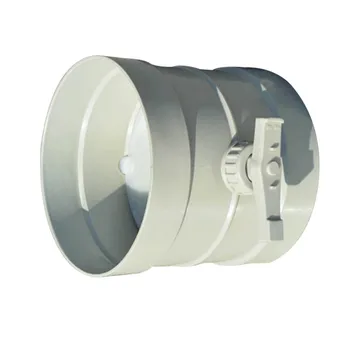 Клапан за регулиране на обема на въздуха Клапан за вентилация на въздуха, Газов клапан от ABS пластмаса Въздушна клапата Клапан въздуховод 50 75 110 160 200 мм тръба ОВК Изображение