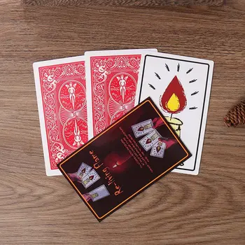 Магически Аксесоари Уличен Card Подпори Магическа Играчка Покер Карти Магически Подпори Запалване На Свещи Магически Фокуси Карта Изображение
