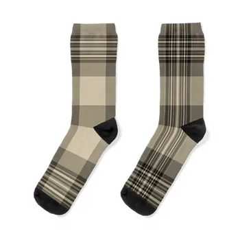 Модерни чорапи в клетка от шотландки, мини чорапи с подгряване, мъжки и дамски чорапи Изображение