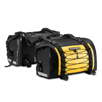 Мотоциклетни водоустойчива чанта за опашката, чанти за задна седалка, чанта обем 55 л, спортен багаж, за мотоциклет, скутер, чанта на задната седалка, опаковка Изображение