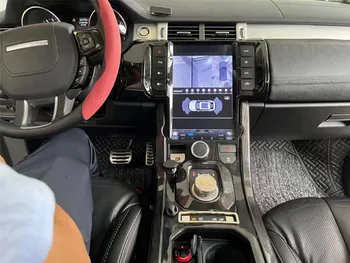 На екрана в стил Tesla Android 12 6 + 128 Грама За Land Rover Evoque LRX L538 2012-2019 Автомобилен Мултимедиен Радиоплеер Безжичен CarPlay Изображение