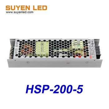 Най-добрата цена MEAN WELL HSP-200-5 захранване с един изход с мощност 200 W 5 В 40 А Изображение