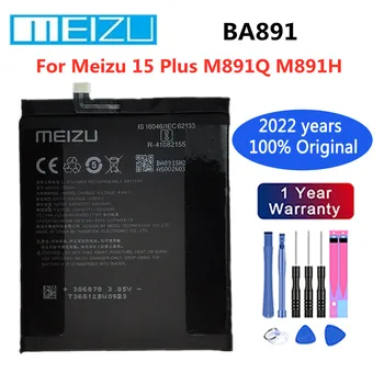 Нов, 100% Оригинални 3500 mah BA891 За Meizu 15 Плюс 15 + MeiLan 15Plus M891Q M891H Смарт Батерия за Мобилен Телефон Bateria