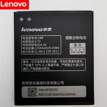 НОВ 2250 mah BL198 За Lenovo A859 батерия A860E батерия S890 A850 A830 K860 K860i A678T S880 S880i Изображение