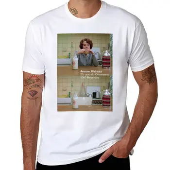 Нова тениска Jeanne Dielman, 23 г., на крайбрежната Алея Търговия, Брюксел, 1080, риза с домашен любимец принтом за момчета, тениска оверсайз, мъжки ризи Изображение