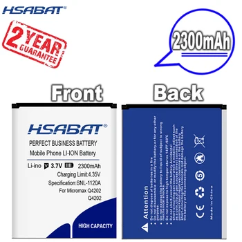 Новият пристигането на [HSABAT] Взаимозаменяеми батерия с капацитет 2300 mah за Micromax Q4202 Изображение