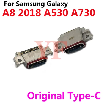 Оригинал за Samsung Galaxy A8 2018 A530 A730 SM-A530F SM-A530DS Type-C USB Порт за зареждане на Зарядно устройство Конектор за Зарядно устройство Изображение