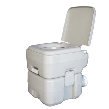 Преносим тоалетна за бивакуване на открито, Смывной Мобилен тоалетна за колата, на колата, на лодката, 10Л/20Л Произведено тоалетна за възрастни бременни на колела Изображение
