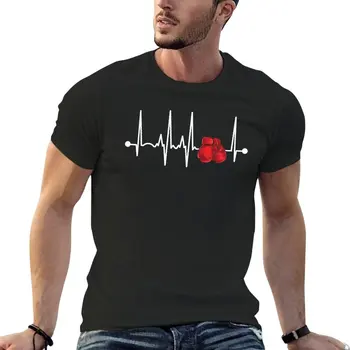 Светът бокс тениска с сердцебиением, однотонная тениска, скъпа облекло тениска за момче, мъжки тениски, комплект Изображение