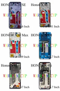 Средната Рамка LCD дисплей за HUAWEI HONOR V40 View 20 X10 Max 5G X20 SE X30 X30I X40 X40i Maimang 11 6 8 9 YOK AN10 V20 PCT AL10 T Изображение