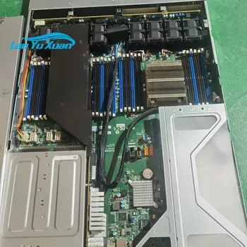 Сървър Super Micro 6018U-TR4T + 4 отделение LFF 1U с пристанища X10DRU-i + 16 GB DDR4 2133 PWS-751P-1R 4x 10GBase-T Изображение