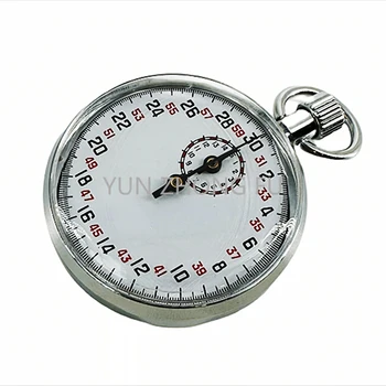 Таймер механичен часовник от неръждаема стомана професионален спортен хронометражный код часовници с работещи таймер каишка Изображение