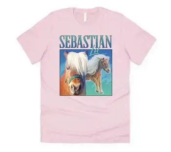 Тениска Lil Sebastian Homage със забавни паркове и рекреационным шоу в стил ретро от 90-те Изображение