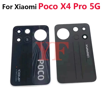 10 Бр. Оригинален За Xiaomi Mi Poco M4 Pro X4 F3 F4 GT C40 4G 5G M5S на Задната Камера със Стъклен Капак на Обектива с Лепило Стикер Изображение