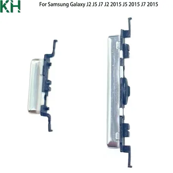 10 комплекта за Samsung Galaxy J5 2015 J2 2015 J7 2015 Странични бутони за включване и изключване Изображение