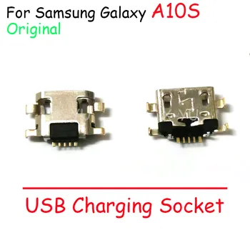 100 бр. Оригинал за Samsung Galaxy A10S A107 USB порт за зареждане, докинг станция Изображение