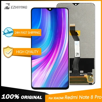 100% Оригинал За Xiaomi RedMi Note 8 Pro Смяна на Сензорен Екран За XiaoMi Redmi Note 8 Pro 2015105 M1906G7I LCD Изображение