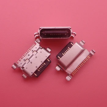 100ШТ Конектор за зарядно устройство Микро USB конектор за Samsung Galaxy A6S G6200, конектор за док-станция за зареждане Изображение