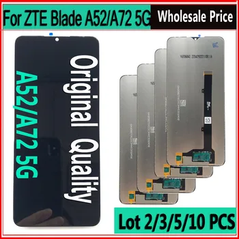 2/3/5/10 бр./лот Оригинален LCD дисплей за ZTE Blade A52/A72 5 ГРАМА LCD дисплей със сензорен екран и цифров преобразувател в събирането на Изображение