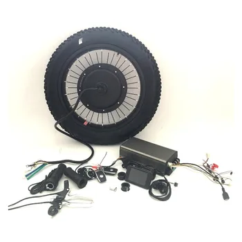 20 * 4,0-инчов комплект за электровелосипеда 72v 5000w хъб мотор kit с цветен дисплей Изображение