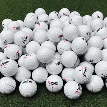 3/12 бр тренировъчен топка за голф на дълги разстояния, трехслойные меки топки за голф, аксесоари за голф, за мъже и жени Изображение