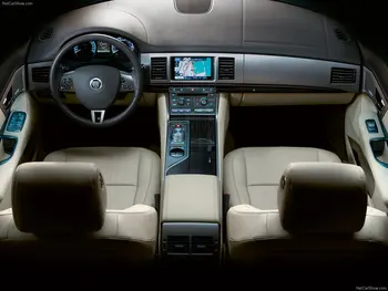 6 + 128 GB, Android, Авто радио с вертикален екран, за Jaguar XF, X250 2007-2015, Главното устройство за GPS-навигация, Мултимедиен плеър, Стерео 8-ядрен Изображение